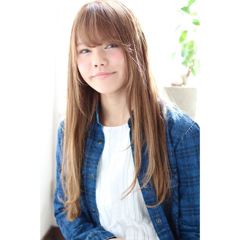 前髪あり ハイライト 外国人風 大人かわいい Lovll ラブル Lovll 亀谷将史 Hair