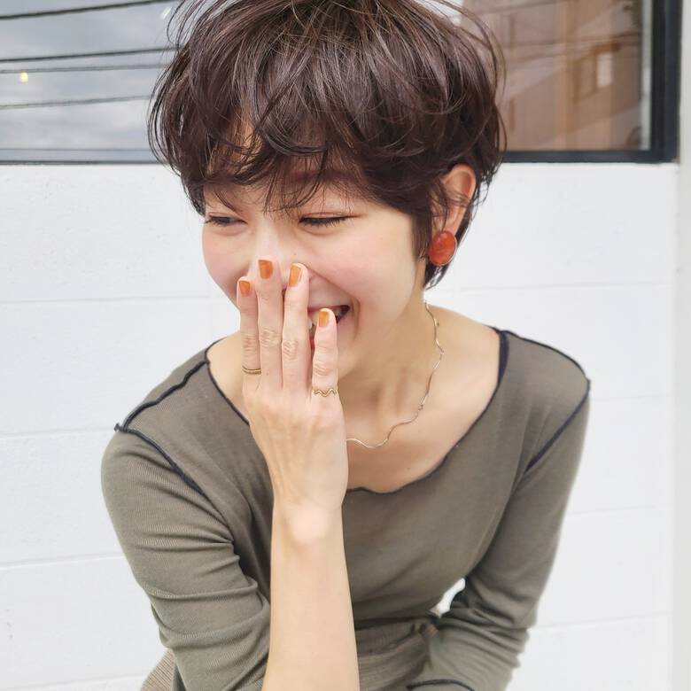 ナチュラル ニュアンスパーマ マッシュショート ショート Middle Daikanyama 野村恵子 Hair