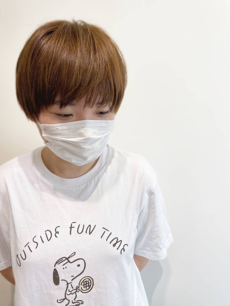 小顔ショート マッシュショート ショート ナチュラル Unsung 北川友理 Hair 小顔ショート マッシュショート ショート ナチュラル Unsung 北川友理 Hair