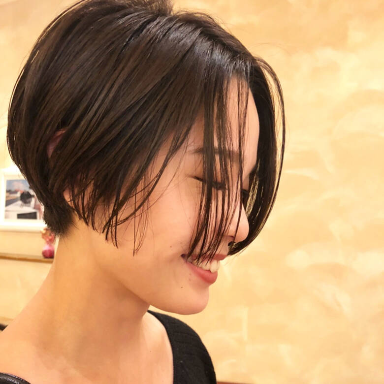 ナチュラル セミウェット ニュアンス ショートボブ Beautrium265 市田莉子 Hair