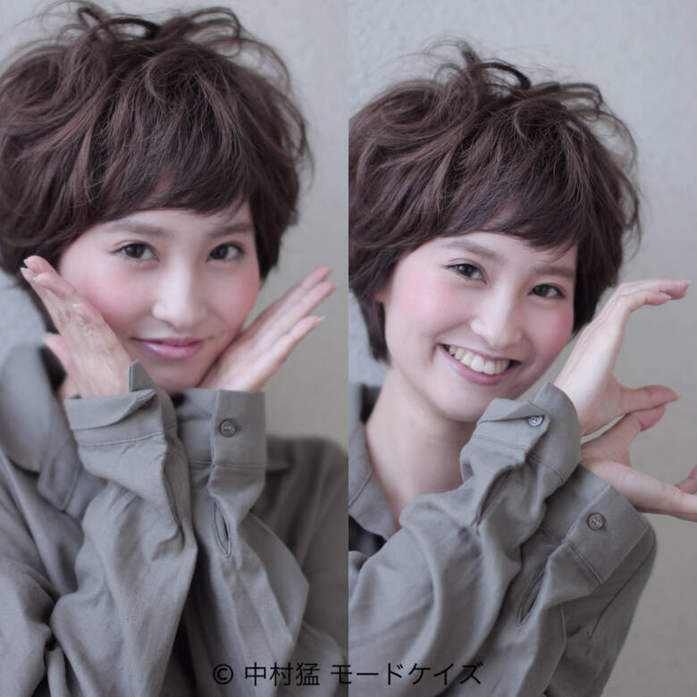 ショート ガーリー オン眉 清楚 Mode K S 塚本店 モードケイズ 中村 猛 Hair