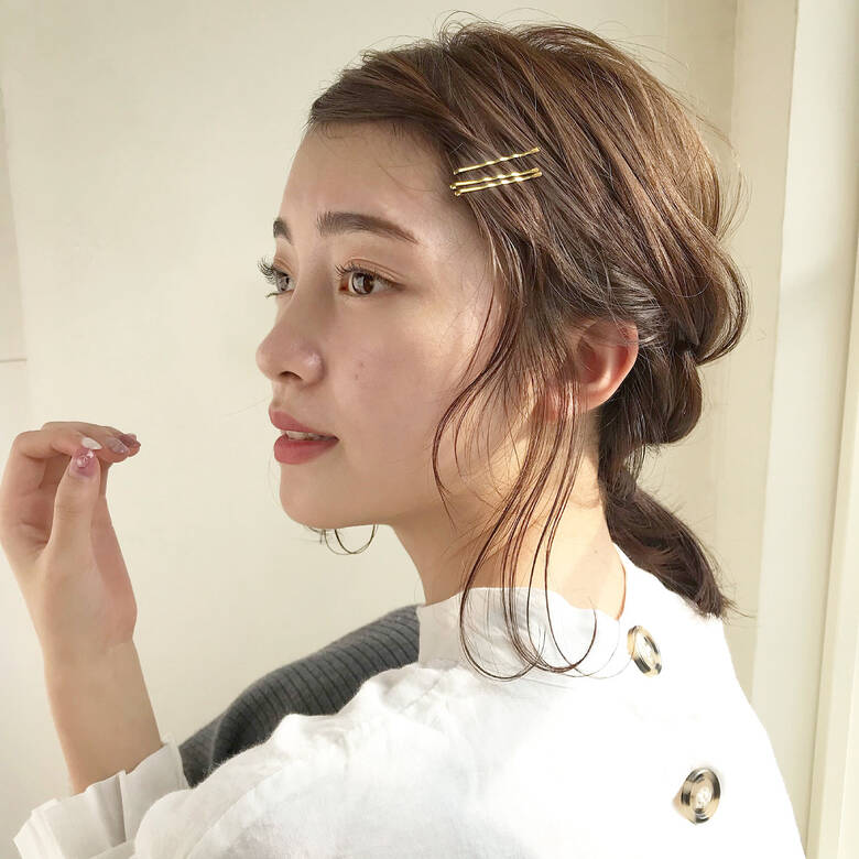 大人かわいい 小顔 ナチュラル 簡単ヘアアレンジ Garden Omotesando 伊藤愛子 Garden Hair