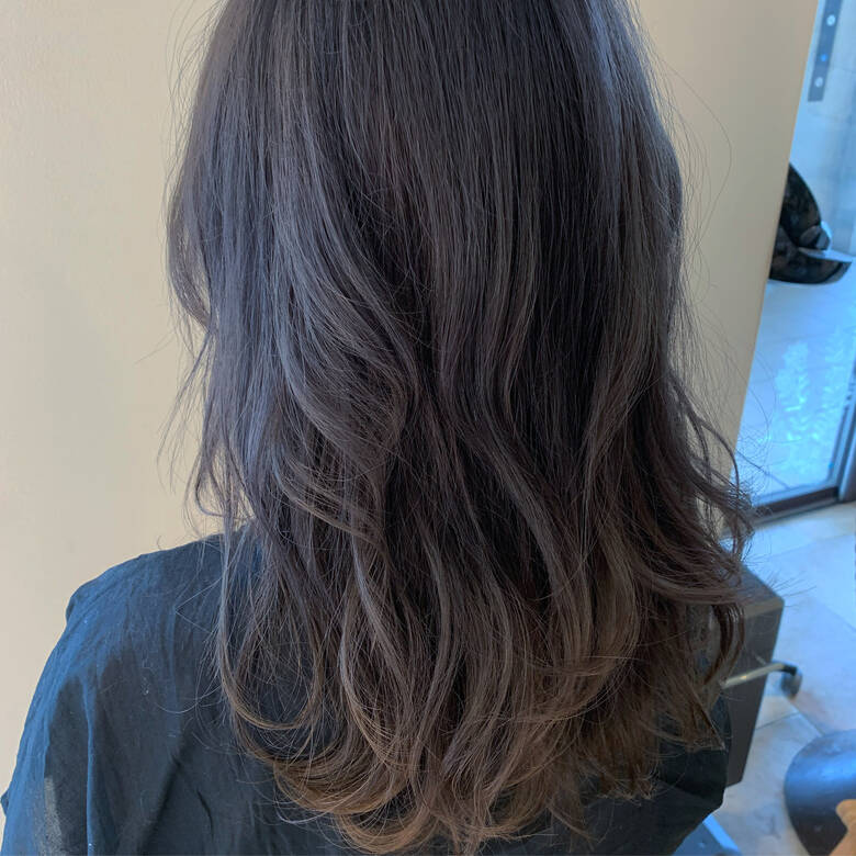 ナチュラル ミディアム ブリーチオンカラー アディクシーカラー Ofhair宮前平店 古市順久 Hair