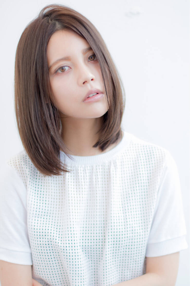 色気 ロブ ナチュラル ストレート Passage 木下喜貴 Hair