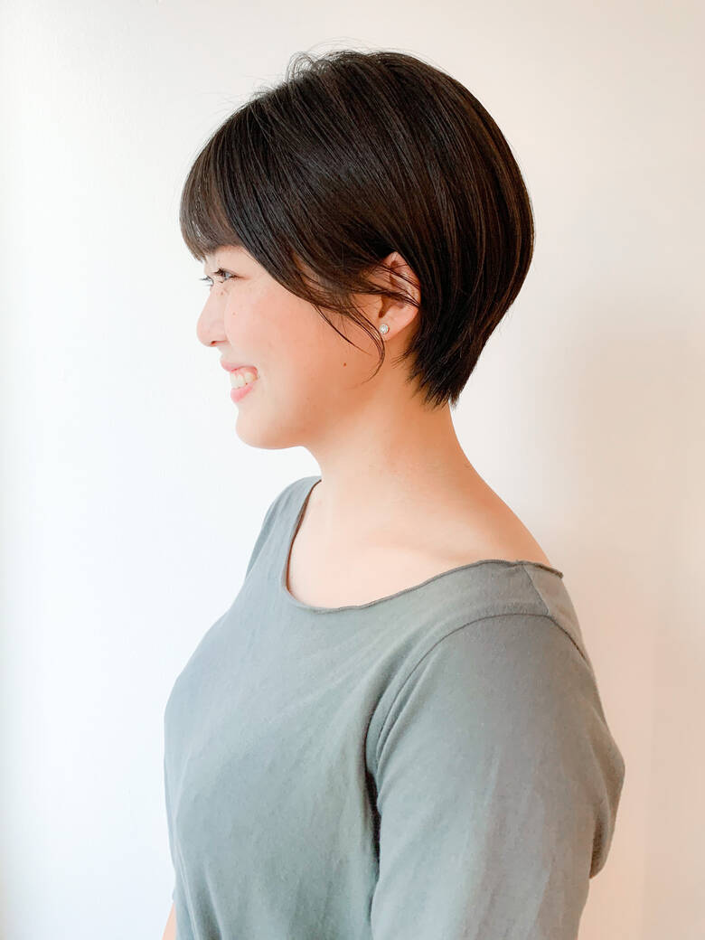 コンパクトショート ショートヘア 黒髪ショート 小顔ショート Navile Omotesando Yuka Navile Omotesando 5997 Hair