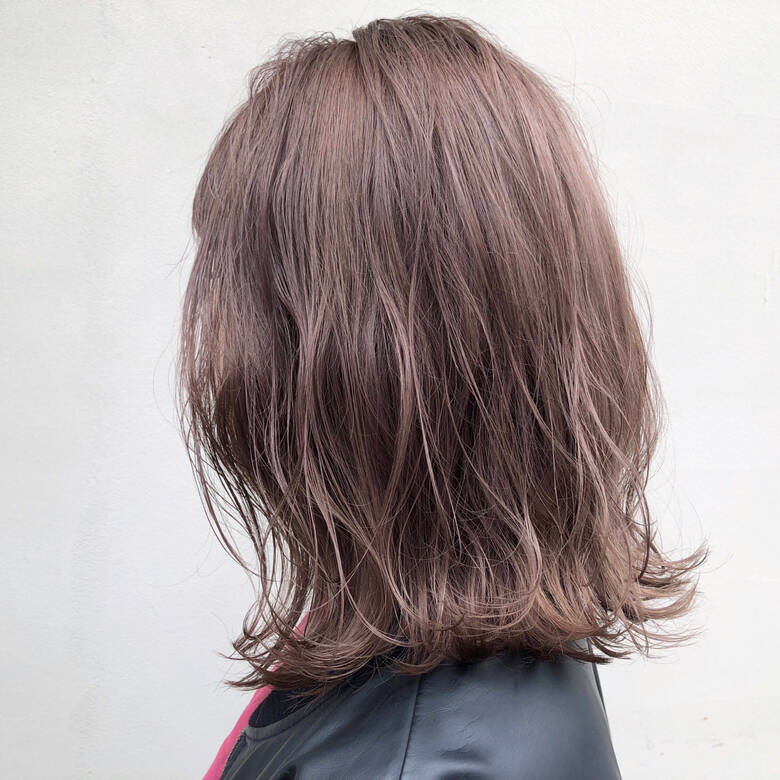 ミディアム 透明感 アッシュベージュ デート Miel Melgina 十亀 翔 Hair