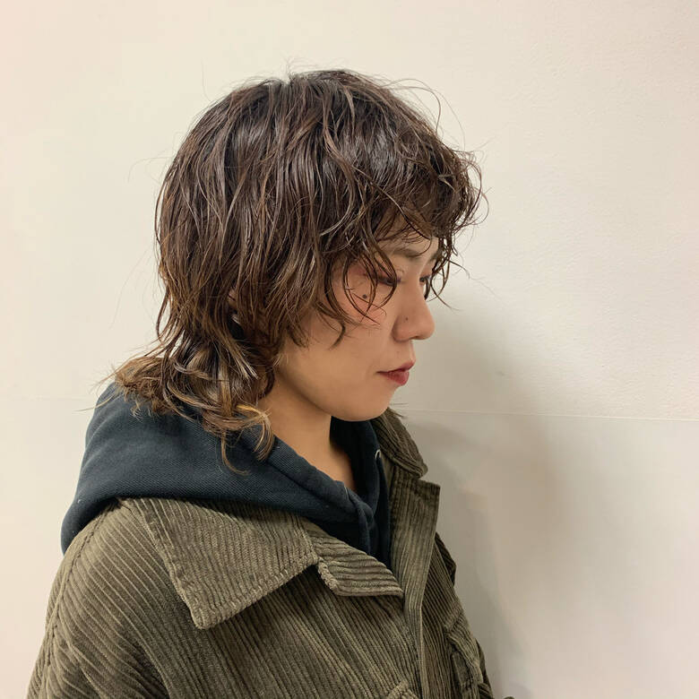 ミディアム ブリーチ 無造作パーマ パーマ Toni Guy青山 中村楓 Hair ミディアム ブリーチ 無造作パーマ パーマ Toni Guy青山 中村楓 Hair