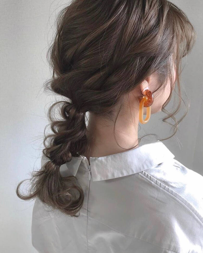 セミロング アウトドア デート ヘアアレンジ Hair Set Salon Iris 三木 奨太 Hair