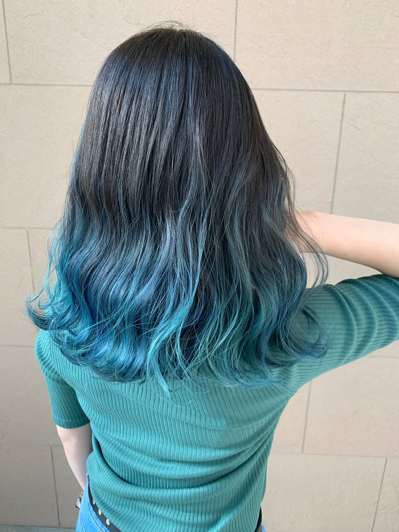 モード セミロング Lee天神橋店 海金修平 Hair