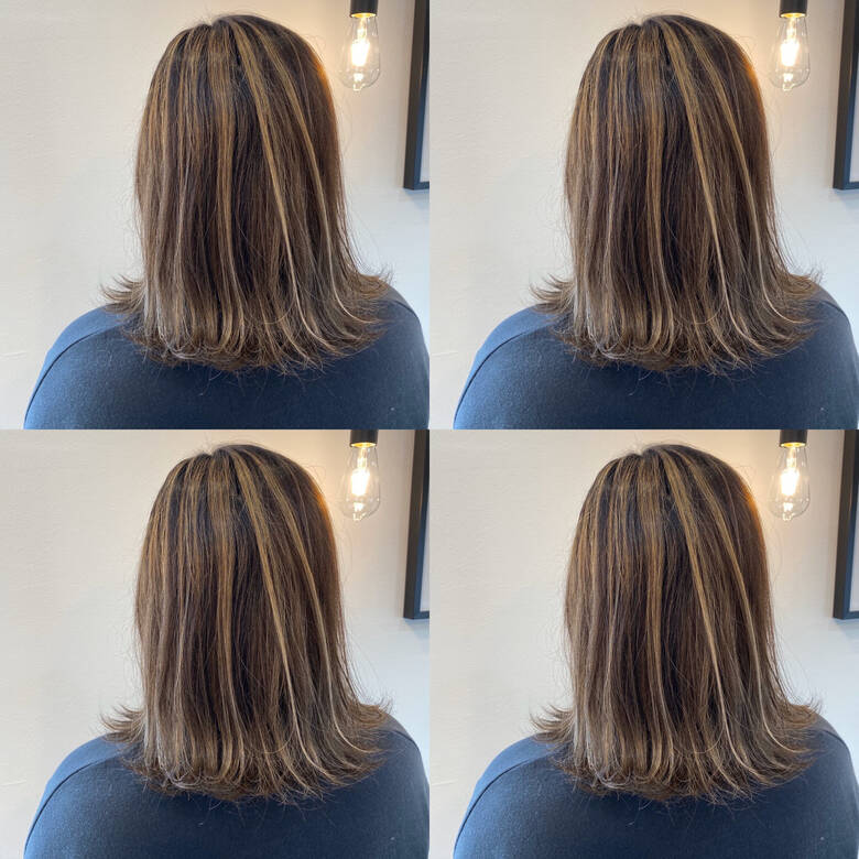 コントラストハイライト エレガント 3dハイライト インナーカラー Aube Hair Lutella 坂本広大 5533 Hair