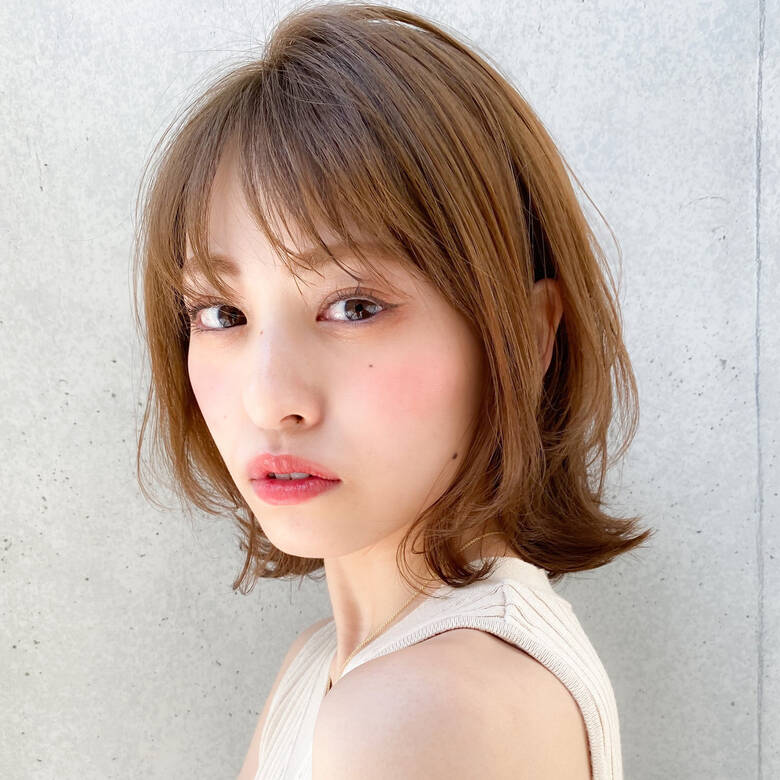 透明感カラー 大人ミディアム 大人可愛い 色気 Dyplus表参道 櫻木裕紀 Hair