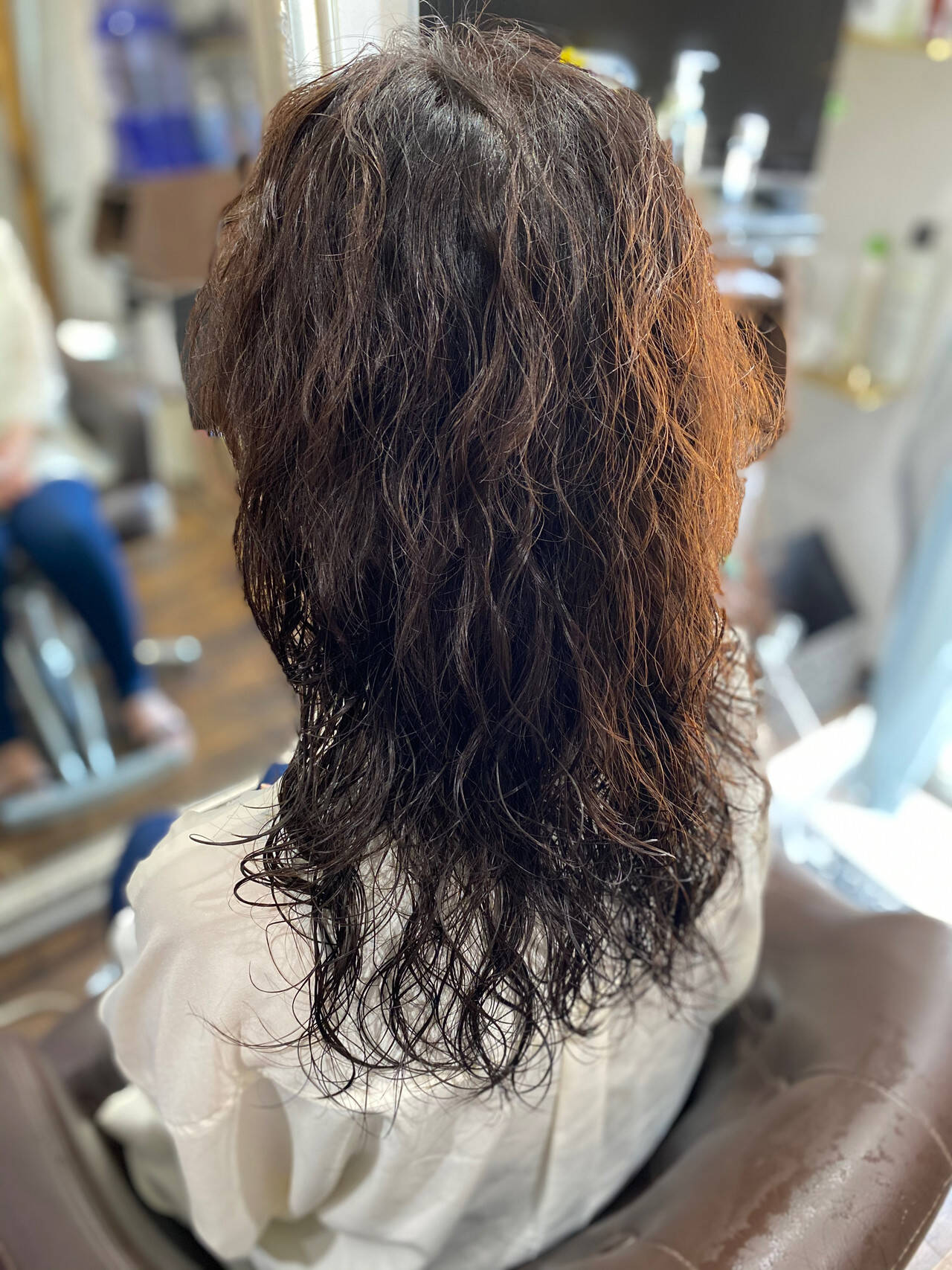 髪型 ロング ソバージュ