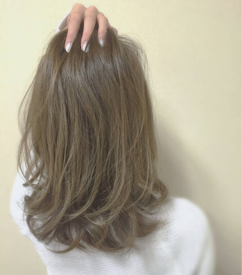 外国人風 ロング グレージュ 大人女子 Agu Hair Rabbit 鳥取駅前店 福西 智哉 Hair