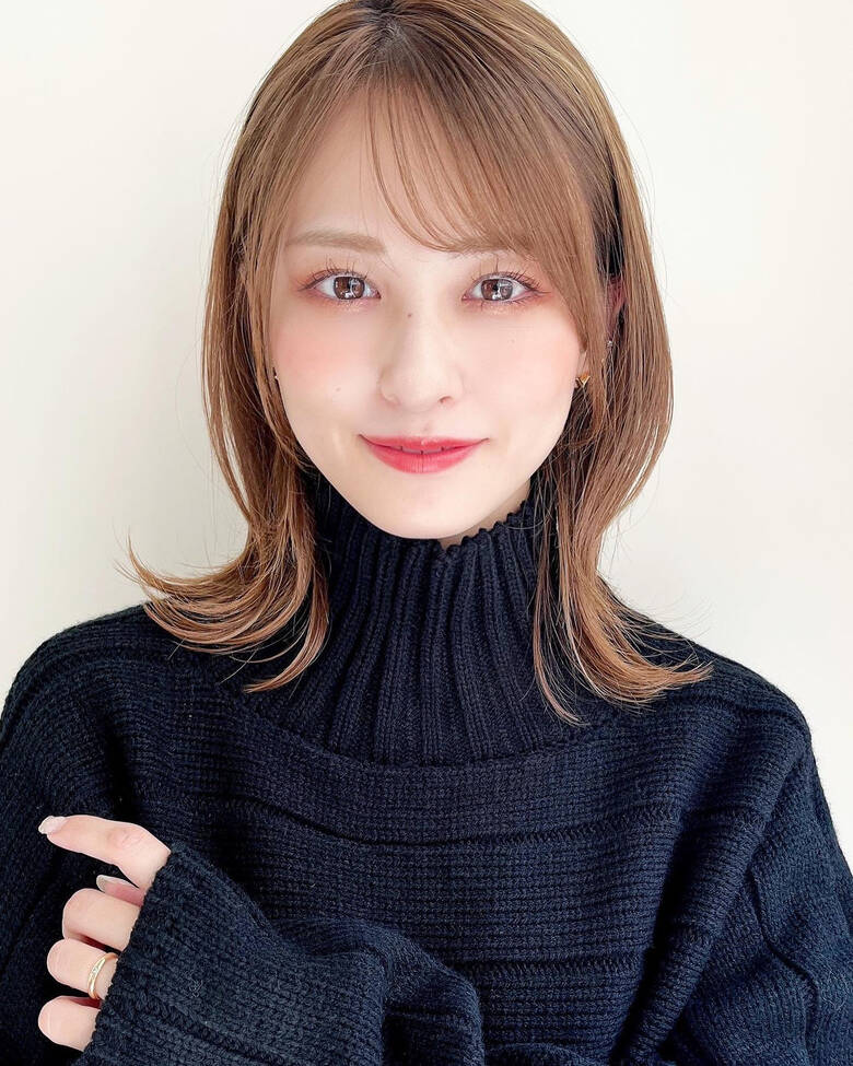 30代 大人かわいい ミディアム コンサバ Lyann 表参道 Lyann表参道 やりたさとの ミディアム ボブ 6524 Hair