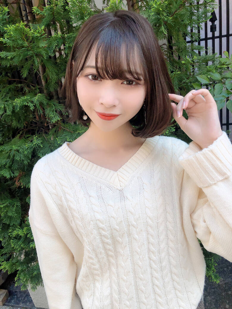 流し前髪 前髪あり ボブヘアー まとまるボブ Anminnieby Afloat 清水 大輝 Hair