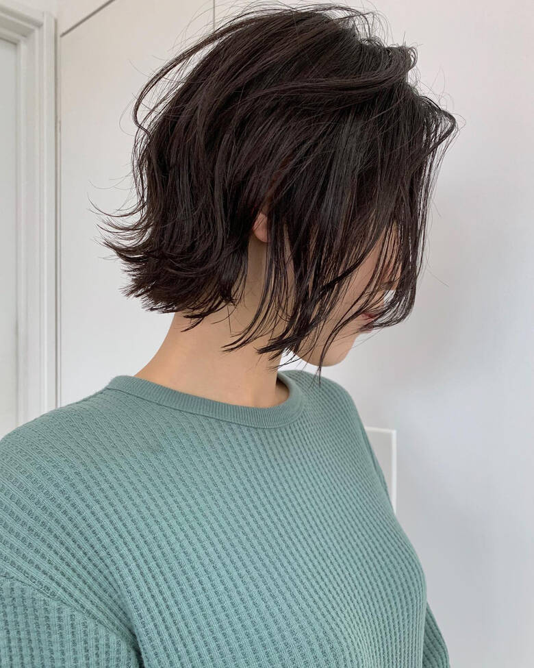 ミニボブ ボブ レイヤーボブ ショートヘア Fil タナカ ケンジ Hair