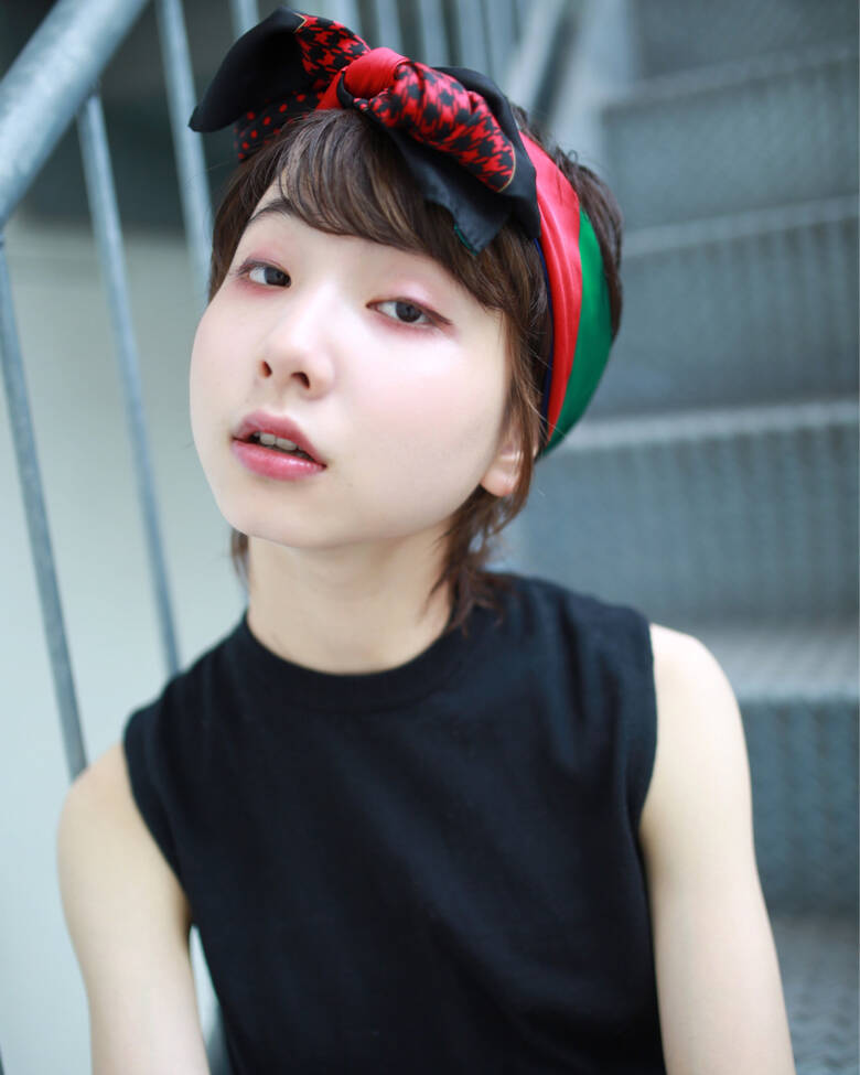 ウェットヘア ヘアアレンジ ヘアアクセ 外ハネ Thoiry Mao Hair