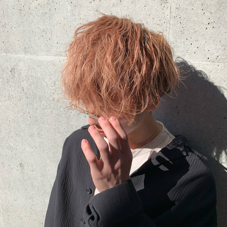 無造作パーマ メンズマッシュ ナチュラル ショート Zua 赤川海翔 Hair 無造作パーマ メンズマッシュ ナチュラル ショート Zua 赤川海翔 Hair