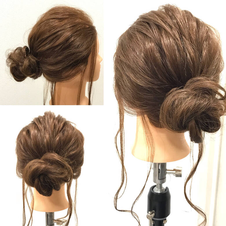 簡単ヘアアレンジ 結婚式 セミロング 謝恩会 Marluci 和田龍太 Hair