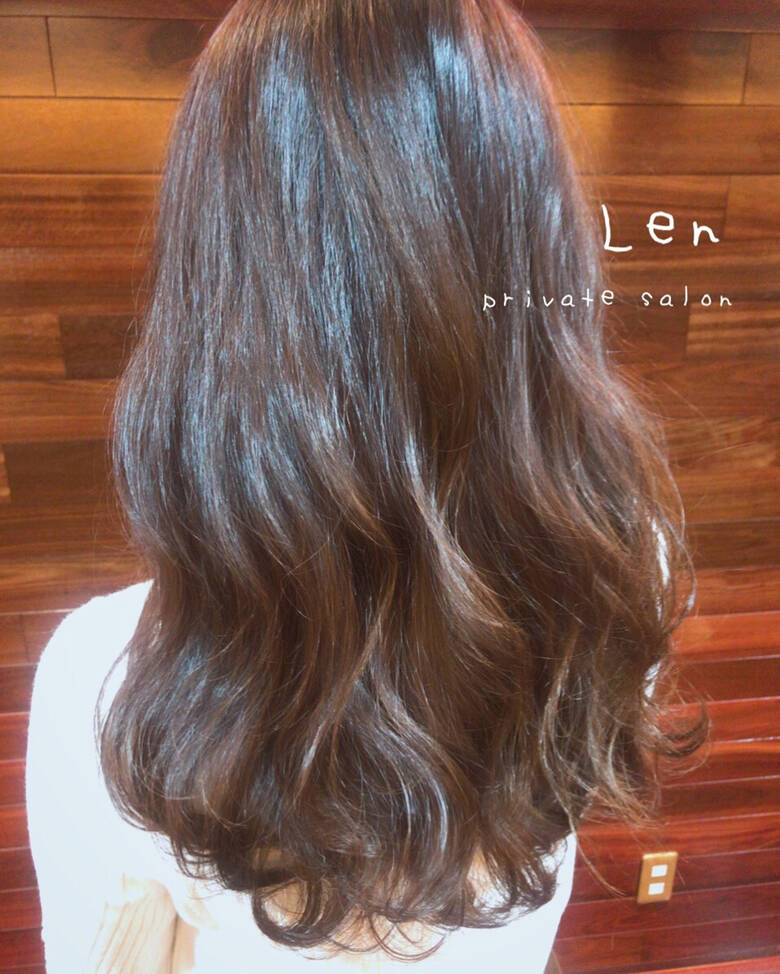 お出かけ デート 可愛い セミロング Private Salon Len 中尾 佳美 Hair