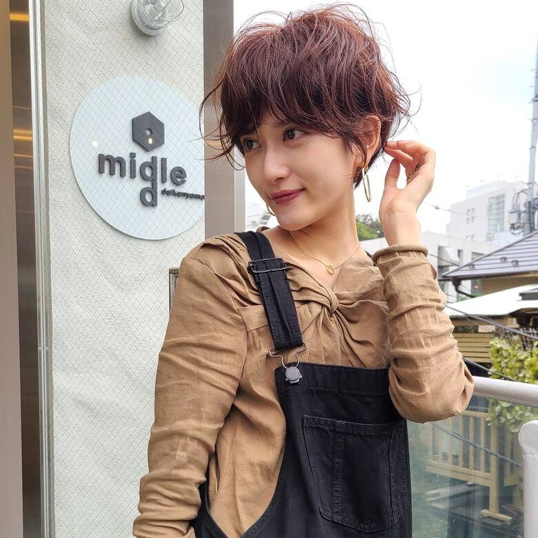 ナチュラル ショートパーマ ショートヘア ショート Middle Daikanyama 野村恵子 6715 Hair