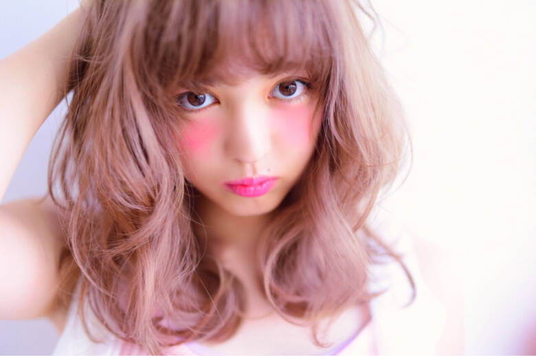 ピンク ボブ 色気 ミディアム Embellir 山口裕二 2343 Hair