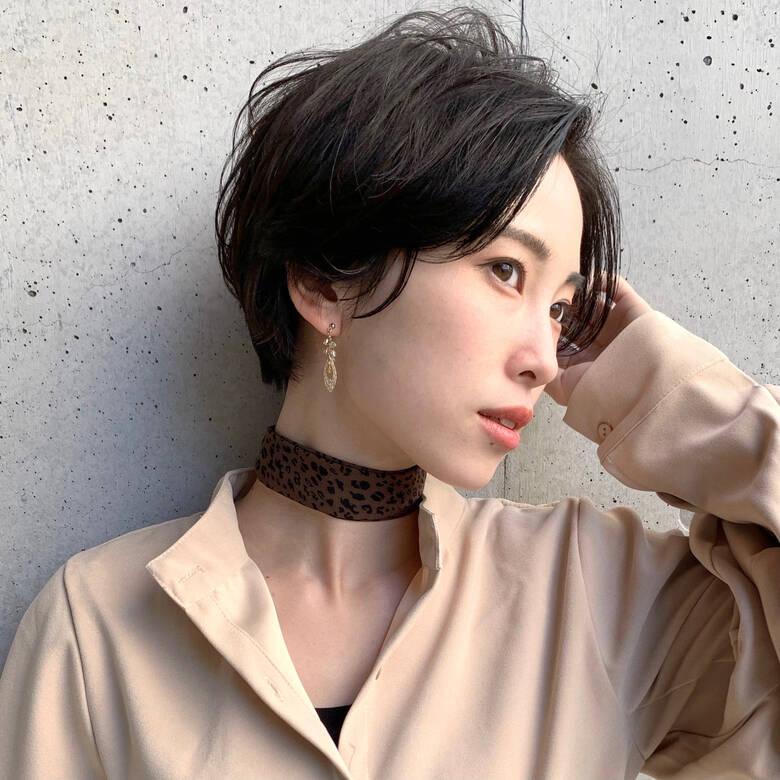 黒髪ショート ナチュラル 暗髪女子 ショート Siro 自由が丘 大西真人 Onishi Masato Hair