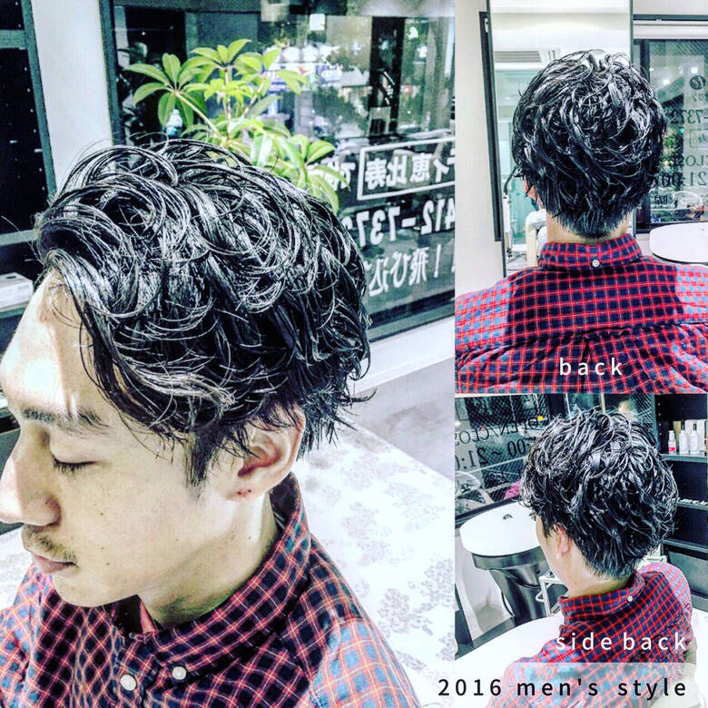 ストリート メンズ 涼しげ パーマ Amoute アムティ 美容師hiro Amoute代表 Hair