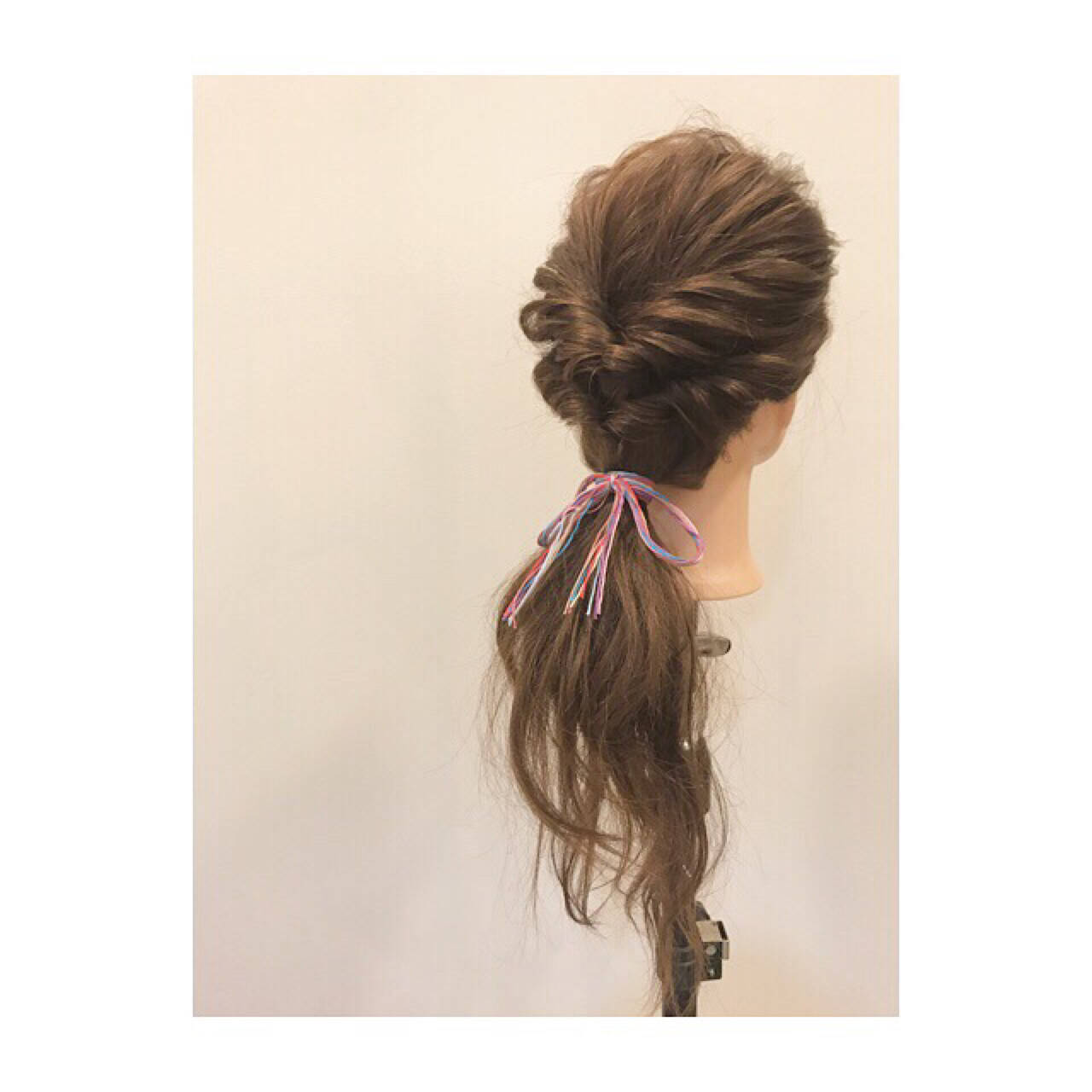 簡単ヘアアレンジ 色気 ロング 涼しげヘアスタイルや髪型の写真・画像