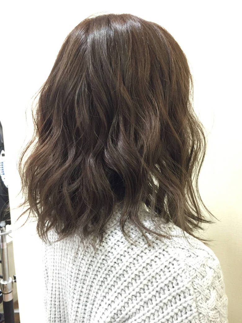 ストリート 外国人風 ミディアム イルミナカラー Hair Mission 堂園知里 Hair
