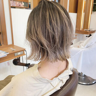 まとまるボブ 前下がり ふんわり ジールサロン つくば美容師