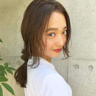 夏 セミロング 簡単ヘアアレンジ 涼しげ Blanc Pierre Tsushima