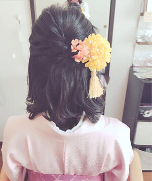 レングス別 自分で簡単にできる 着物に合わせる髪型 Hair
