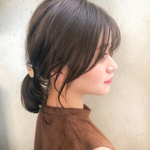 ひとつ結びでこなれアレンジ 手抜き感のないおしゃれヘアに Hair