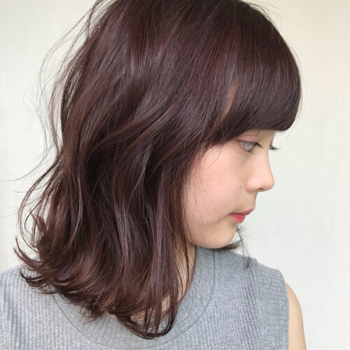 可愛さが止まらない ピンクアッシュカラーで女子っぽヘアに Hair 可愛さが止まらない ピンクアッシュカラーで女子っぽヘアに Hair