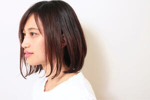 ワックスで束感をつくってモテボブに♡ 正司園 智之